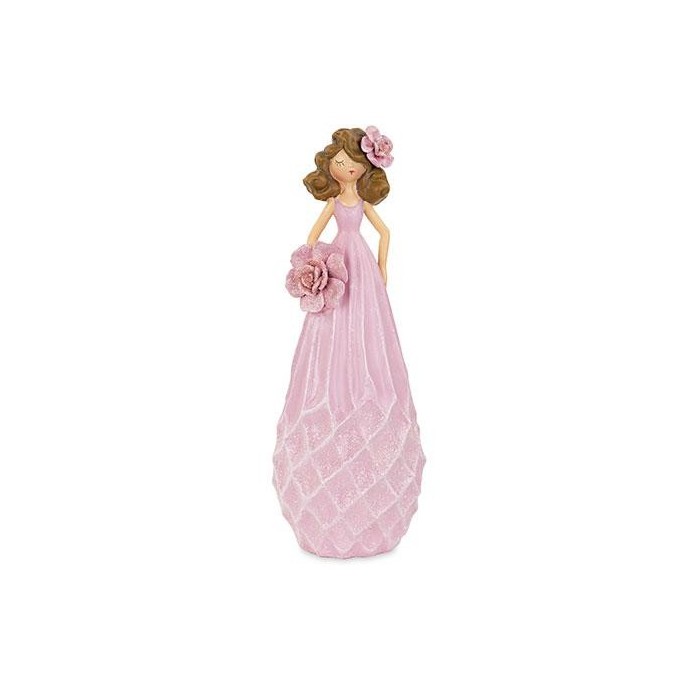DAMA VESTITO ROSA